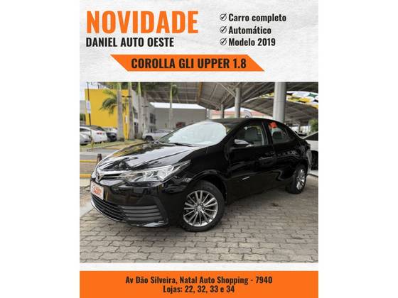 TOYOTA COROLLA 1.8 GLI UPPER 16V FLEX 4P AUTOMÁTICO